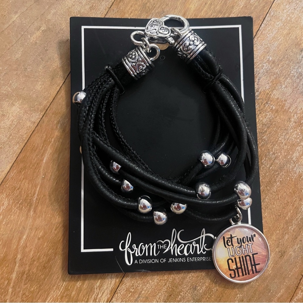 Inspirational Charm Bracelet “Let Your Light Shine” | Gift Idea | NWT